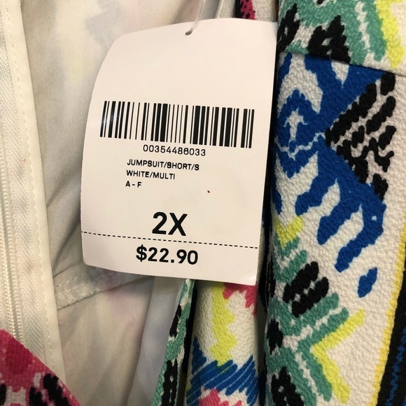 Forever 21 Colorful Geo Print Wrap Romper - Picture 7 of 11